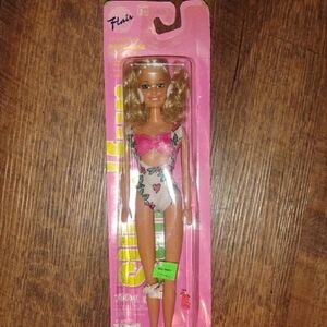 Fashion Doll with Pink and White Outfit